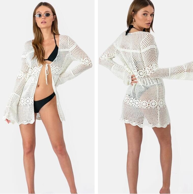 Summer Women Bikini Cover Up Hollow Crochet Swimsuit Cover-Ups Bathing Suit Beachwear Tunic Beach Dress Sarongs
Summer Women Bikini Cover Up Hollow Crochet Swimsuit Cover-Ups Bathing Suit Beachwear Tunic Beach Dress Sarongs