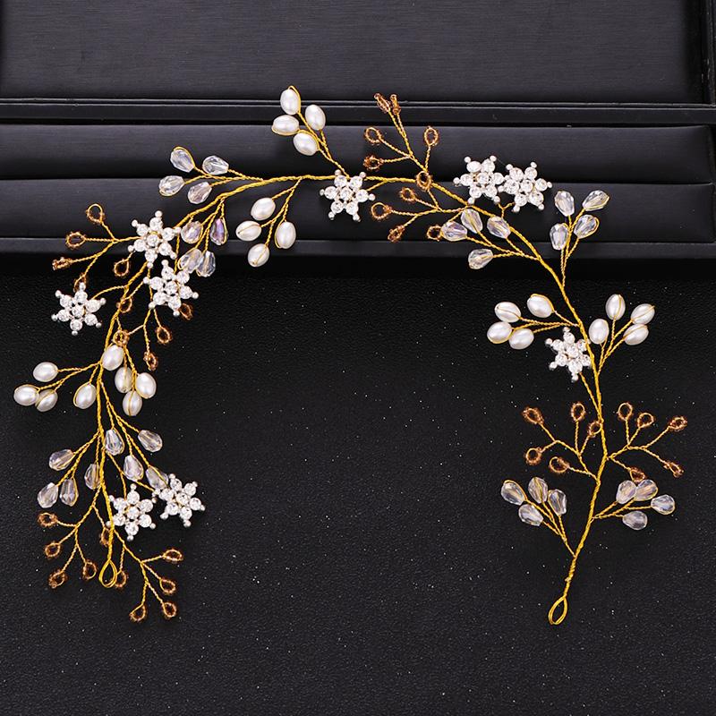 Hair Clips & Barrettes Trendy Gold Bridal Accessories Crystal Pearl Headband Tiara Headpiece Vine Women Jewelry Wedding, Golden;silver
Hair Clips & Barrettes Trendy Gold Bridal Accessories Crystal Pearl Headband Tiara Headpiece Vine Women Jewelry Wedding, Golden;silver
