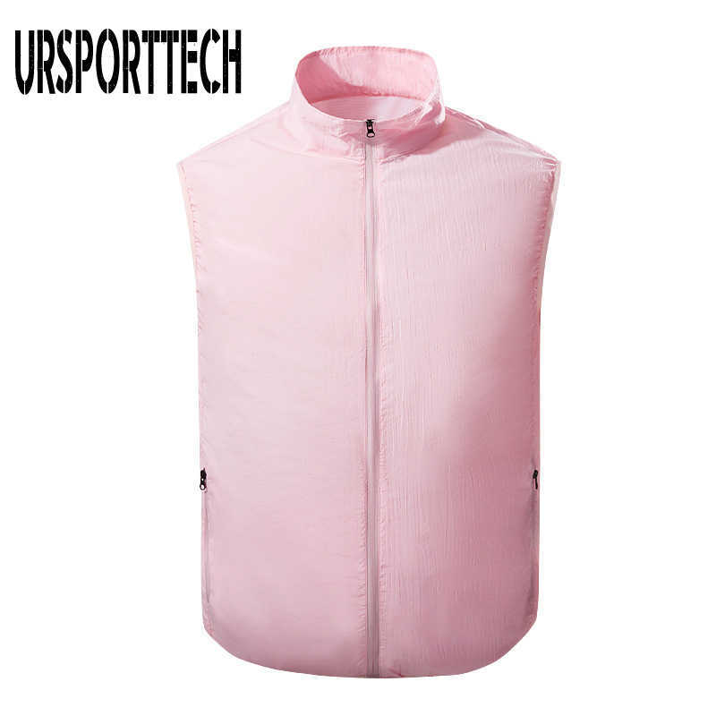 Summer Spring Jacket Men Air-conditioning Clothes Jacket Coat Male with Fan Cool Down Sleeveless VestJacket Outerwear Work Coats 210528