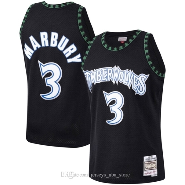 06Men Minnesota\rTimberwolves\r3 Stephon Marbury Mitchell & Ness Black 1997-98 Hardwoods Classics Swingman Player Jersey
06Men Minnesota\rTimberwolves\r3 Stephon Marbury Mitchell & Ness Black 1997-98 Hardwoods Classics Swingman Player Jersey