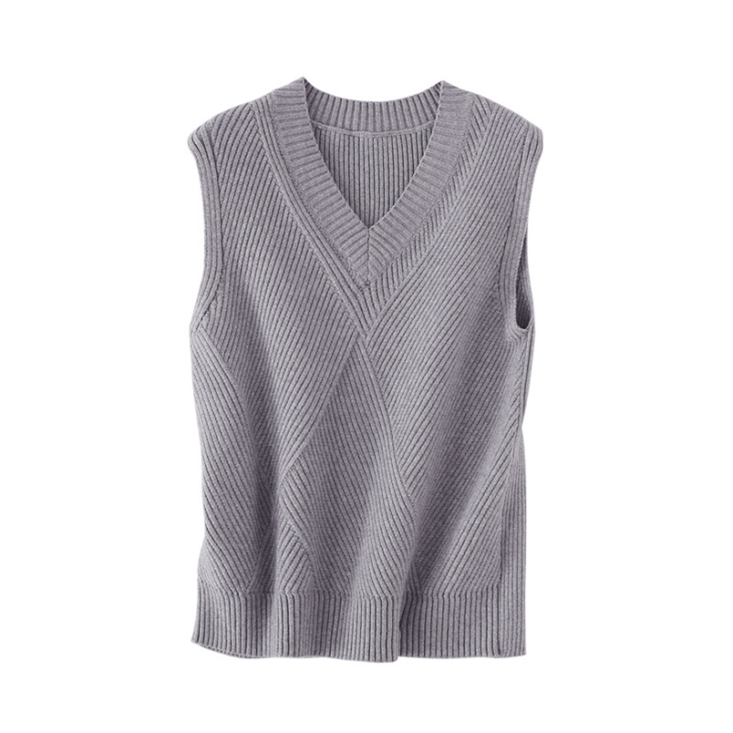 Pull Sans Manche Spring Fall Korean Style Student V-neck Knitted Vests Girl Casual Pullover Grey Black Chalecos Para Mujer 210604, Royal blue
Pull Sans Manche Spring Fall Korean Style Student V-neck Knitted Vests Girl Casual Pullover Grey Black Chalecos Para Mujer 210604, Royal blue