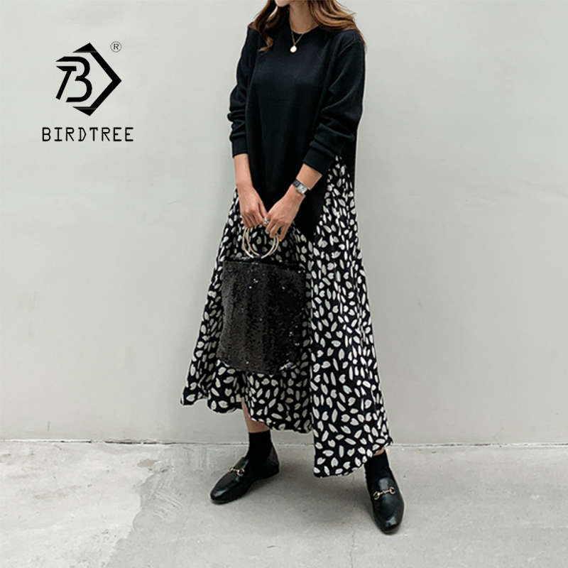 2021 Autumn Women Plus Size -5XL Ladies Long Sleeve T-Shirt Dress Patchwork Print Robe Fake Two Piece Dress D08108R, Black a
2021 Autumn Women Plus Size -5XL Ladies Long Sleeve T-Shirt Dress Patchwork Print Robe Fake Two Piece Dress D08108R, Black a