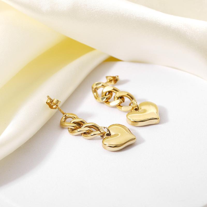 Dangle & Chandelier Amaiyllis 18K Gold Minimalist Long Chain Love Heart Drop Earrings Light Luxury Hip Hop Stud Jewelry For Women, Silver
Dangle & Chandelier Amaiyllis 18K Gold Minimalist Long Chain Love Heart Drop Earrings Light Luxury Hip Hop Stud Jewelry For Women, Silver