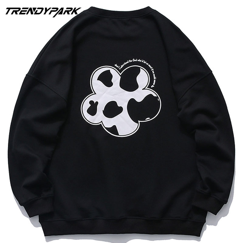 Spring Men's Sweatshirt Hoodies Milk Cow Printed Cotton Casual Harajuku Japanese Streetwear Men's Clothing 210601, Black
Spring Men's Sweatshirt Hoodies Milk Cow Printed Cotton Casual Harajuku Japanese Streetwear Men's Clothing 210601, Black