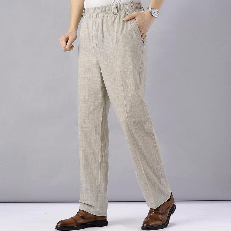 Men's Pants Summer Clothing High Waist Trausers Novelty 2021 Linen Loose Cotton Elastic Band Thin Work Vintage Wide Legs, Black
Men's Pants Summer Clothing High Waist Trausers Novelty 2021 Linen Loose Cotton Elastic Band Thin Work Vintage Wide Legs, Black