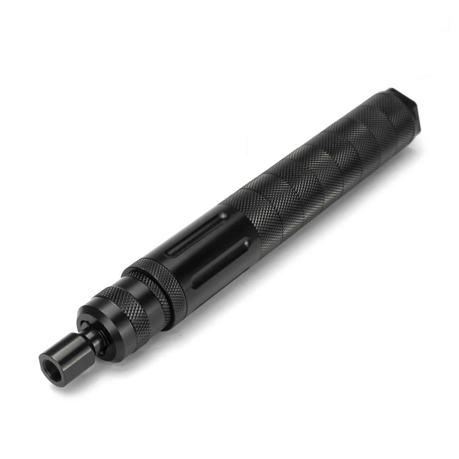 10''L 1.58''OD Alu 1/2-285/8-24 Modular Solvent Trap 1.375x24 Fuel Filter Trilug Quick Detach Booster + 1/2-28,5/8-24 Adapter
10''L 1.58''OD Alu 1/2-285/8-24 Modular Solvent Trap 1.375x24 Fuel Filter Trilug Quick Detach Booster + 1/2-28,5/8-24 Adapter