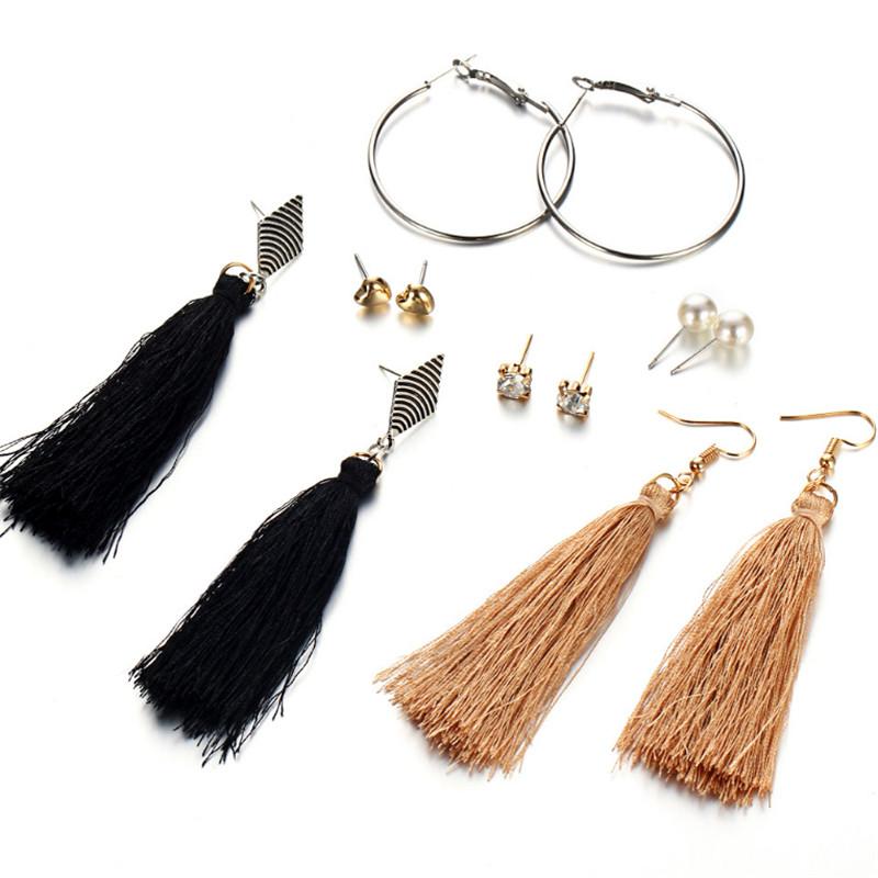 Dangle & Chandelier Bohemia Alloy Tassel Earrings Fashion Simple Ladies Temperament HANDMADE
Dangle & Chandelier Bohemia Alloy Tassel Earrings Fashion Simple Ladies Temperament HANDMADE