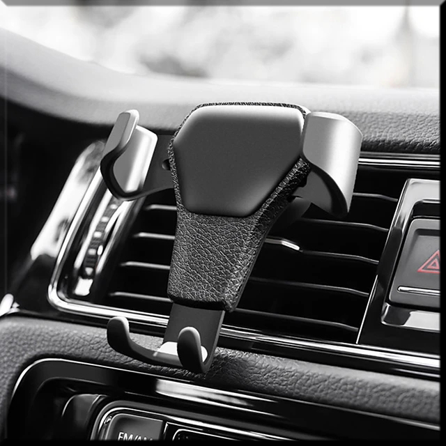 Automatic Locking Gravity Universal Air Vent GPS Cell Phone Holder Car Mount Stand Grille Buckle Type Compatible with All Apple iPhone Android Smartphone
Automatic Locking Gravity Universal Air Vent GPS Cell Phone Holder Car Mount Stand Grille Buckle Type Compatible with All Apple iPhone Android Smartphone