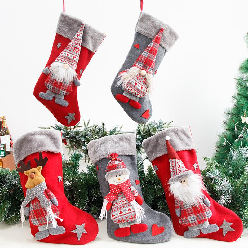 Christmas Decorations 2022 Year Stocking Sock Xmas Gift Candy Bag Noel For Home Navidad Tree Decor
Christmas Decorations 2022 Year Stocking Sock Xmas Gift Candy Bag Noel For Home Navidad Tree Decor