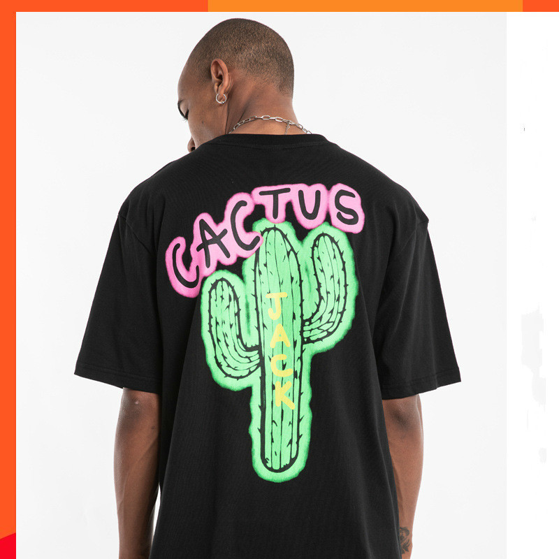 T Shirt Fashion Men T-shirts Travis Scott Tour Cactus Jack Print Kanye West Men's and Women's Loose Short Sleeve, White;black
T Shirt Fashion Men T-shirts Travis Scott Tour Cactus Jack Print Kanye West Men's and Women's Loose Short Sleeve, White;black