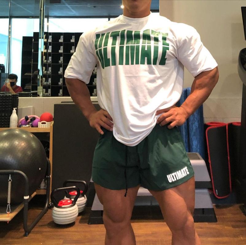 Men Loose Big Size T Shirt Cotton Printed Running Sport Gym Fitness Top Workout Sportswear Jogging Tees Training Clothing Men's T-Shirts, White green
Men Loose Big Size T Shirt Cotton Printed Running Sport Gym Fitness Top Workout Sportswear Jogging Tees Training Clothing Men's T-Shirts, White green