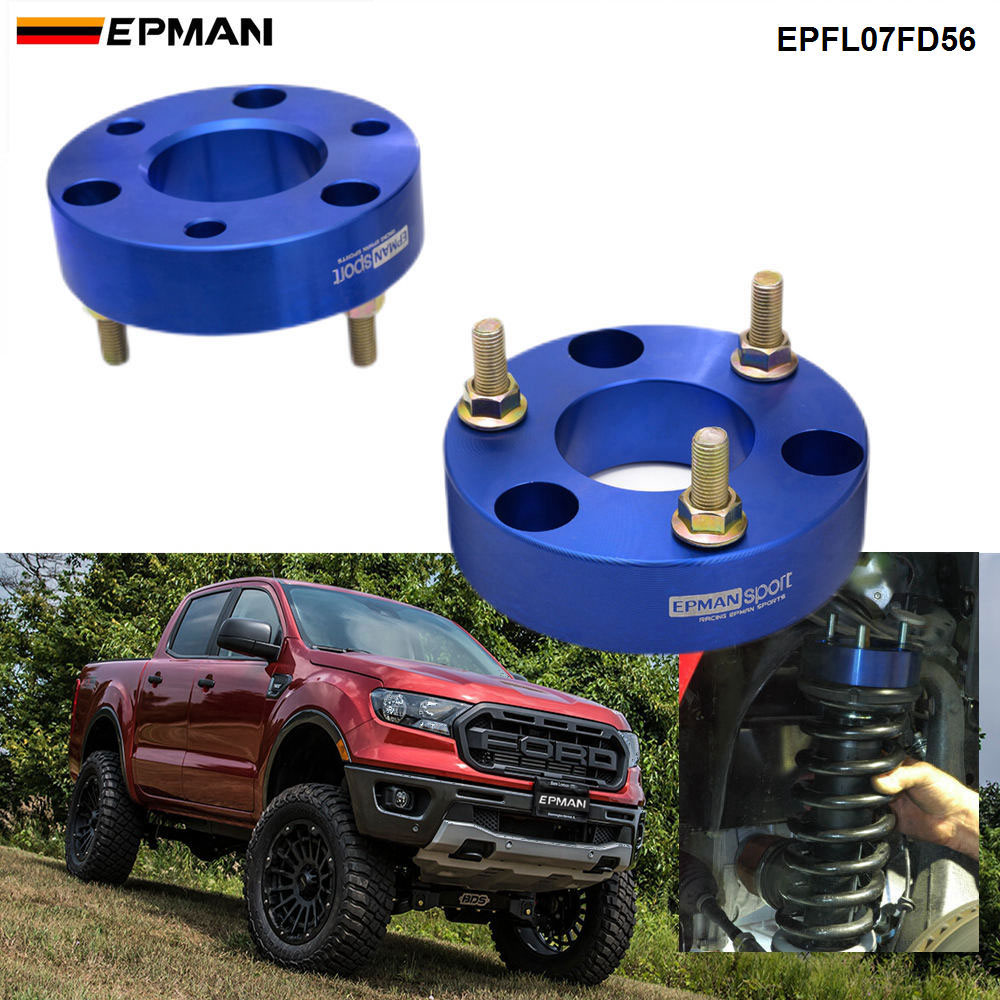 EPMAN Suspensions Front Pro Billet Lift Kit For Ford Ranger Front 4x4 - Front Strut Spacers EPFL07FD56
EPMAN Suspensions Front Pro Billet Lift Kit For Ford Ranger Front 4x4 - Front Strut Spacers EPFL07FD56