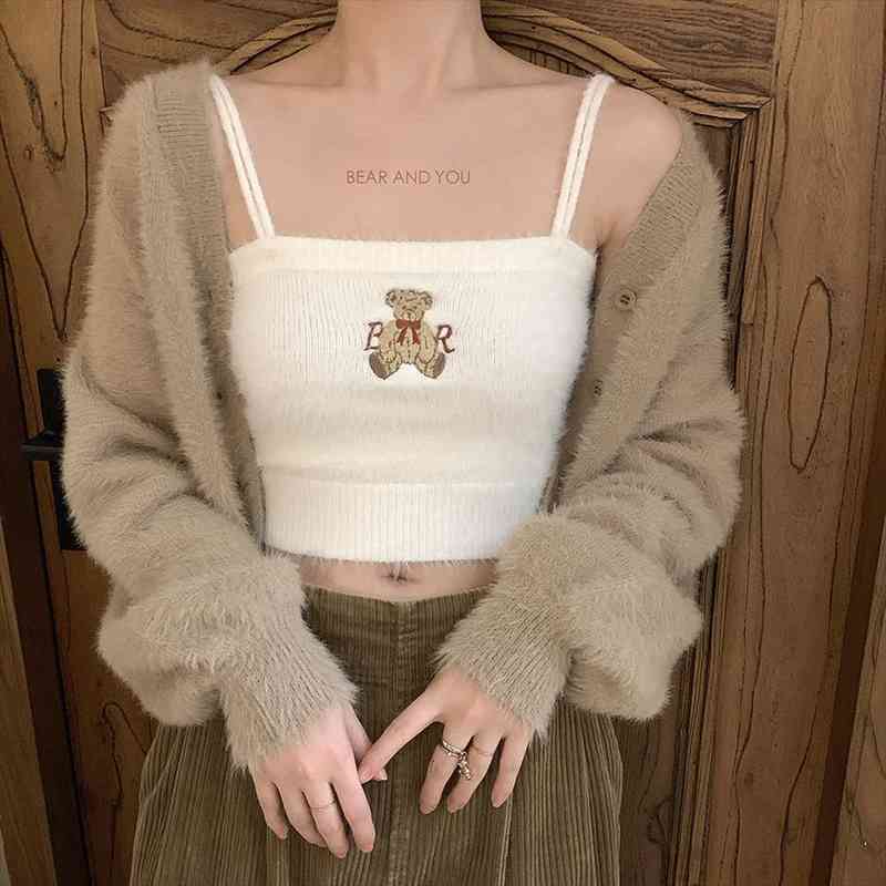 summer kawaii sweet lace teddy bear embroidery crop harajuku white pink hairy plush corset femme solid
summer kawaii sweet lace teddy bear embroidery crop harajuku white pink hairy plush corset femme solid