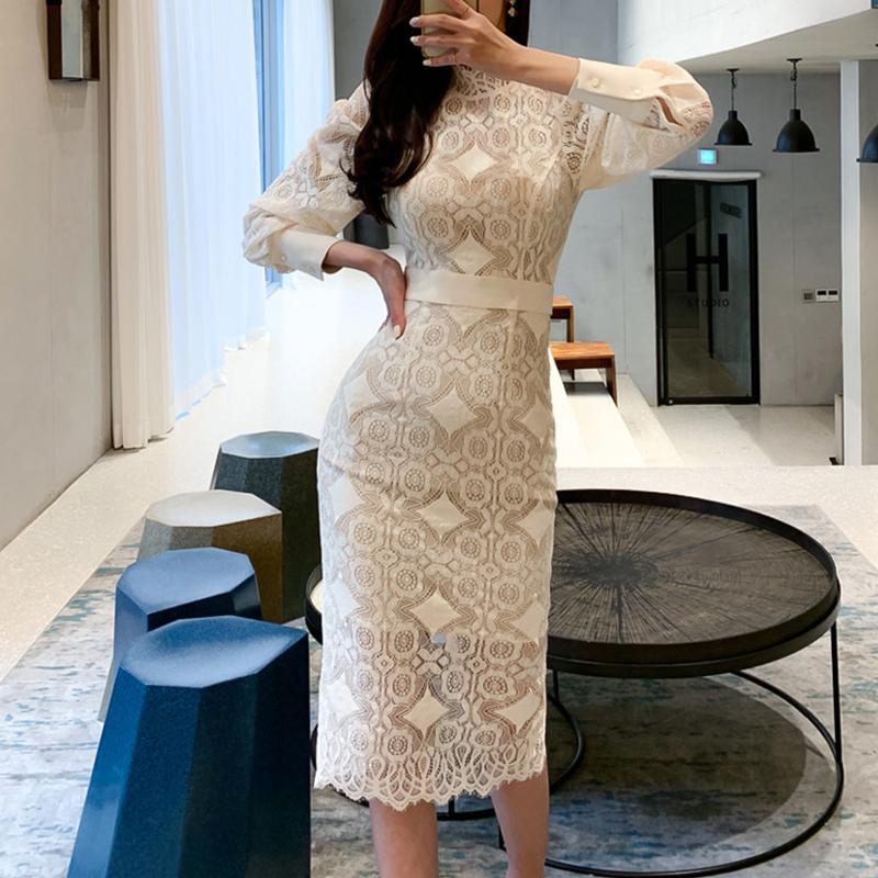 Casual Dresses Party Women' Lace Dress 2021 Summer Birthday Outfit Sexy White Bodycon Wedding Evening Night Club
Casual Dresses Party Women' Lace Dress 2021 Summer Birthday Outfit Sexy White Bodycon Wedding Evening Night Club