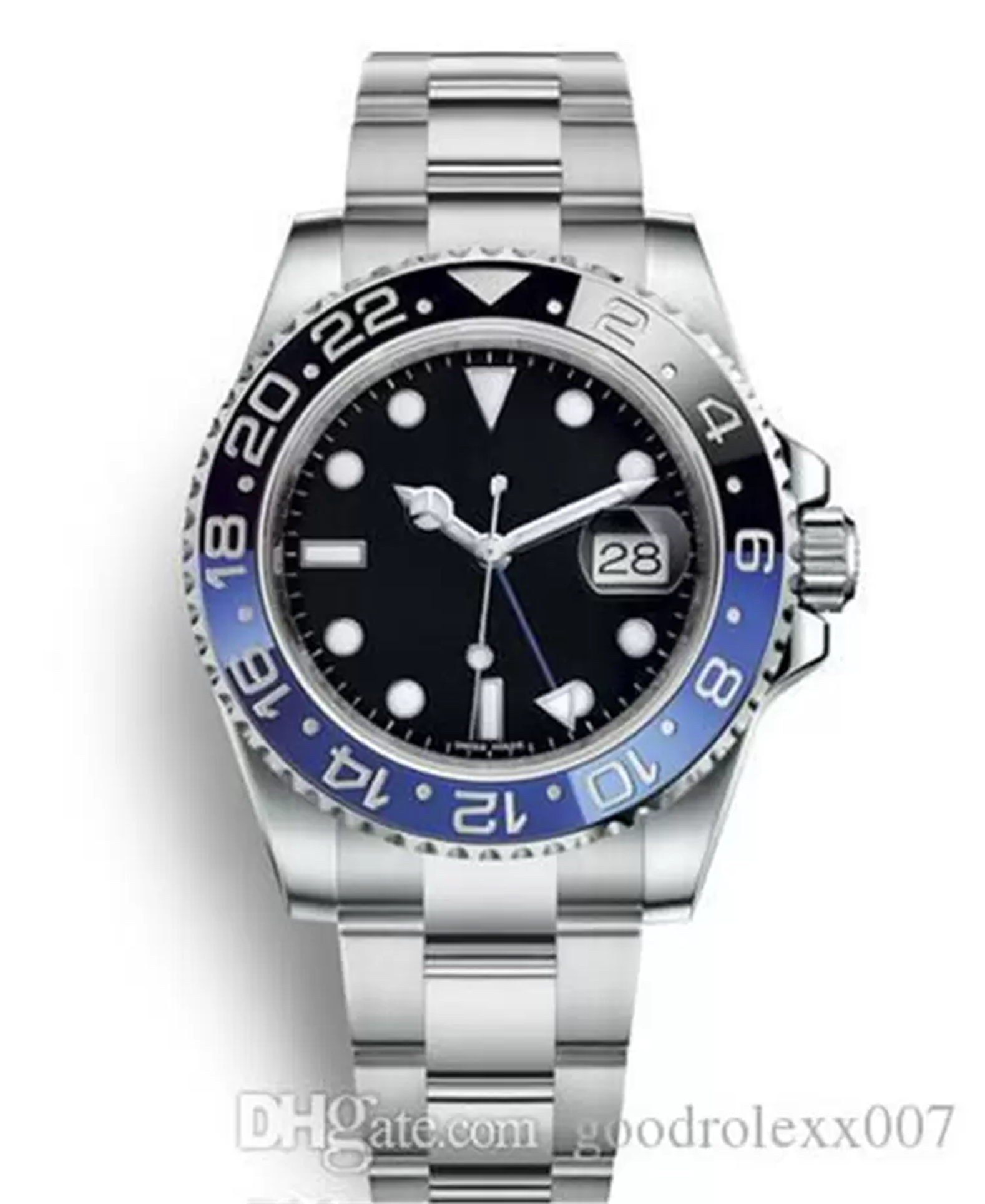 With original box Men Watches 40mm stainless steel 904L Black Dial mens Automatic Mechanical Watch 2813 Silver Bracelet Ceramic Rim Waterproof, Style 1 original box + watch
With original box Men Watches 40mm stainless steel 904L Black Dial mens Automatic Mechanical Watch 2813 Silver Bracelet Ceramic Rim Waterproof, Style 1 original box + watch