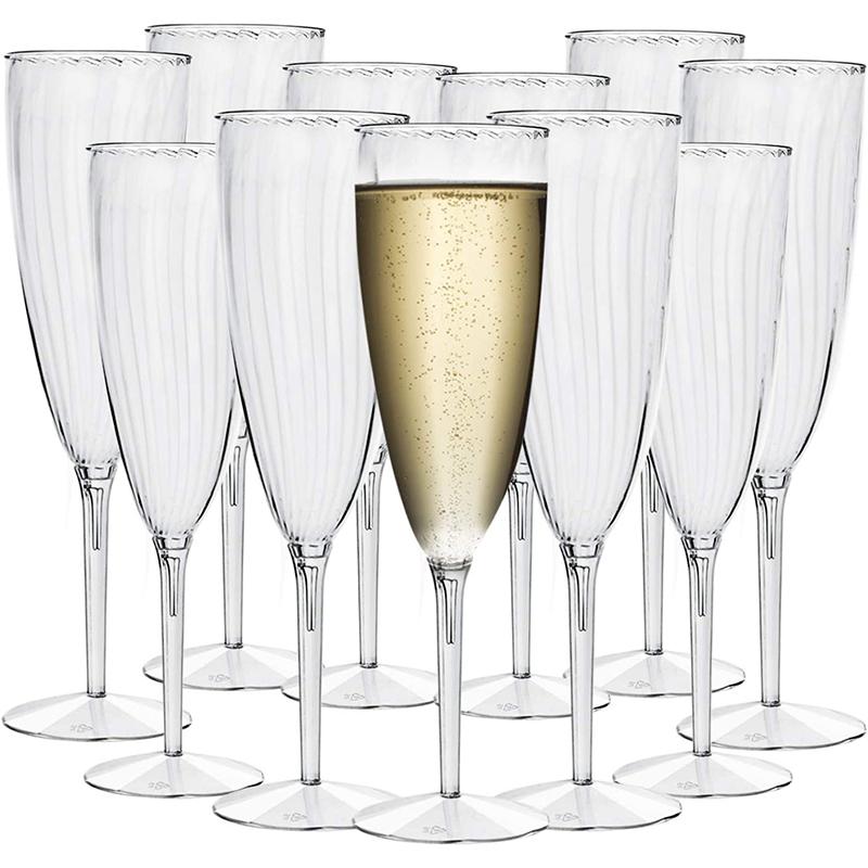 Disposable Cups & Straws 50pcs Plastic Champagne Glasses Clear Toasting Wedding Party Supplies
Disposable Cups & Straws 50pcs Plastic Champagne Glasses Clear Toasting Wedding Party Supplies