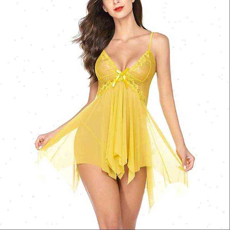 nightgown see through women sleepwear lace lingerie night dress v neck babydoll nightwear ladies party nightie s xl, Black;red
nightgown see through women sleepwear lace lingerie night dress v neck babydoll nightwear ladies party nightie s xl, Black;red