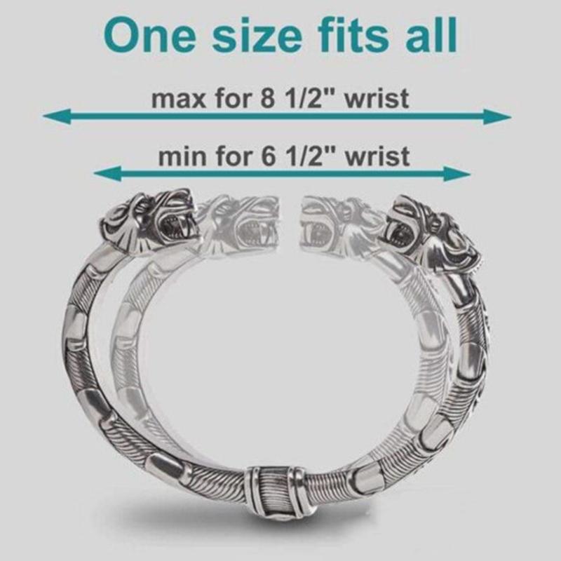 The Great Fenrir Handcrafted Bracelet Viking Fashion Jewelry For Men Women SCI88 Charm Bracelets