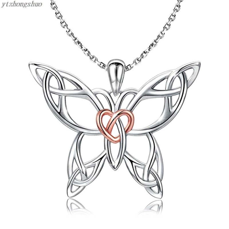 Charm Engagement Butterfly Pendant Knot Heart Neckalce For Women Jewelry Gifts Party Viking Necklace
Charm Engagement Butterfly Pendant Knot Heart Neckalce For Women Jewelry Gifts Party Viking Necklace