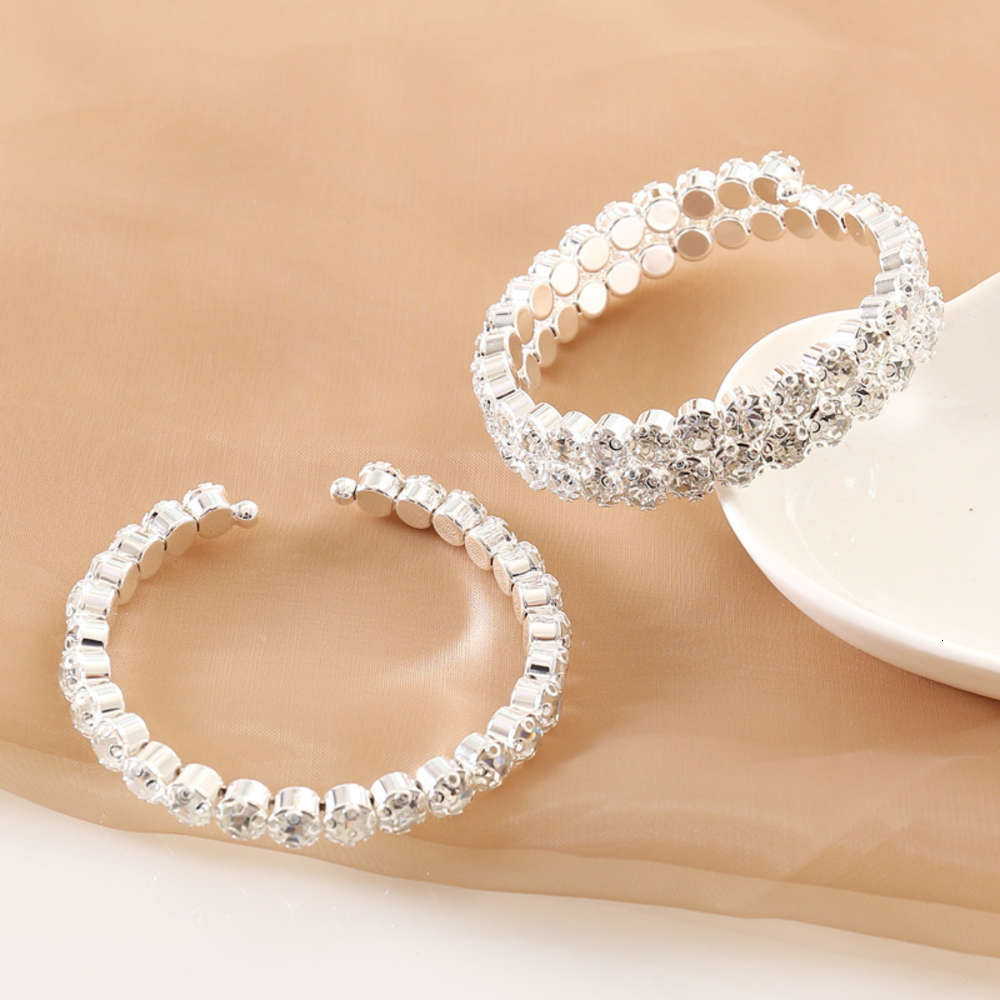 Hand catenary Jewelry full diamond Elastic female personality fashion creative Bracelet bridal jewelry B270, Black
Hand catenary Jewelry full diamond Elastic female personality fashion creative Bracelet bridal jewelry B270, Black