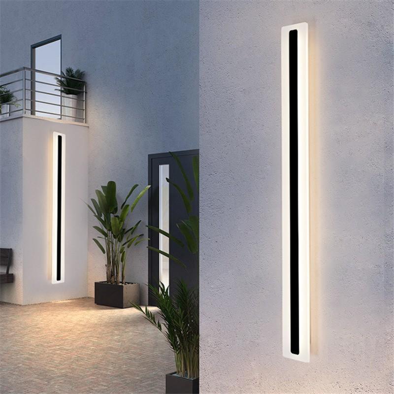 Nordic Long Waterproof Wall Lamps Bathroom Balcony Outdoor Line Sconces Lights Villa Outside Courtyard Lighting Fixtures Lamp
Nordic Long Waterproof Wall Lamps Bathroom Balcony Outdoor Line Sconces Lights Villa Outside Courtyard Lighting Fixtures Lamp