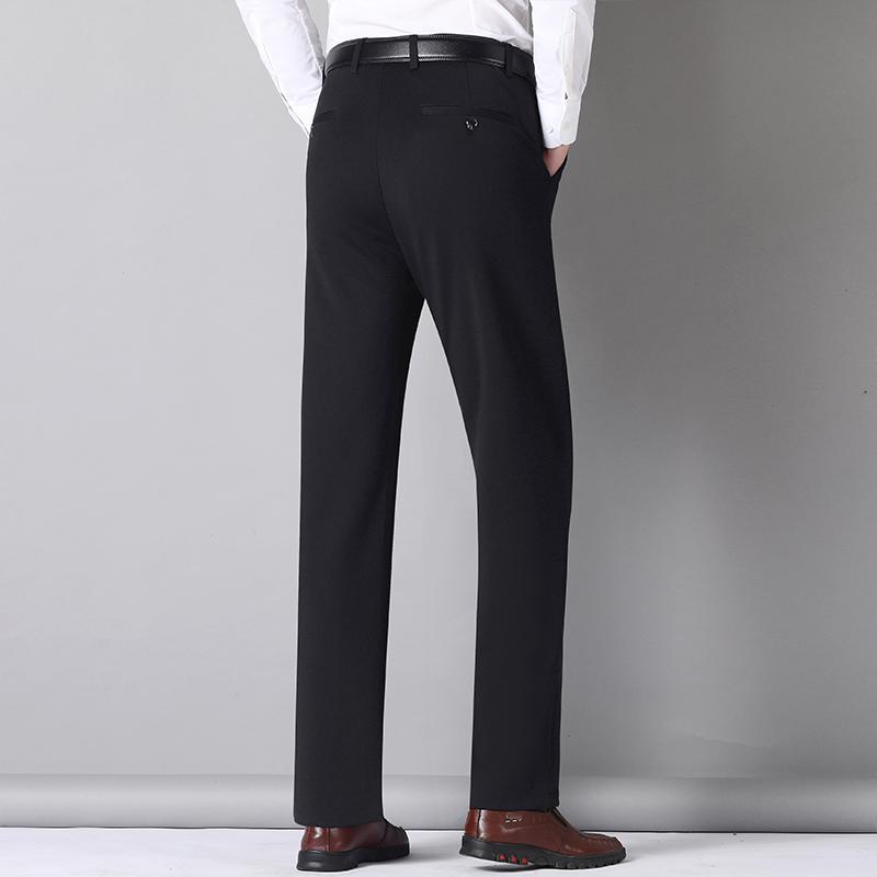 Brand 2021 Extra Large Size Mens Pants Plus Velvet Business Casual For Men Stretch Work Men'\s Trousers Men's