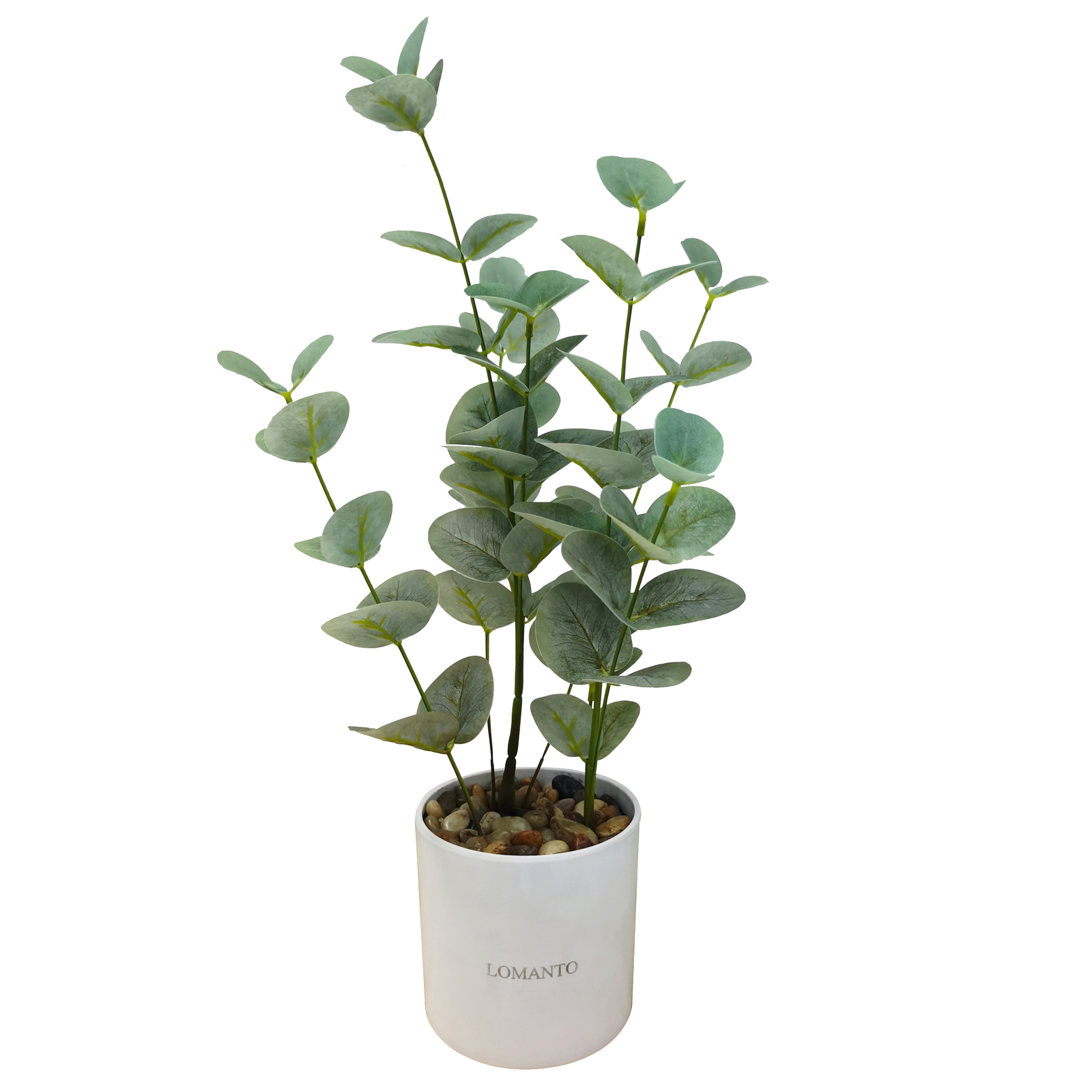 LOMANTO Artificial Eucalyptus Plant 15" in Pot for Indoor Outdoor House Home Office Garden Modern Decoration Housewarming Gift,1 Pack
LOMANTO Artificial Eucalyptus Plant 15" in Pot for Indoor Outdoor House Home Office Garden Modern Decoration Housewarming Gift,1 Pack