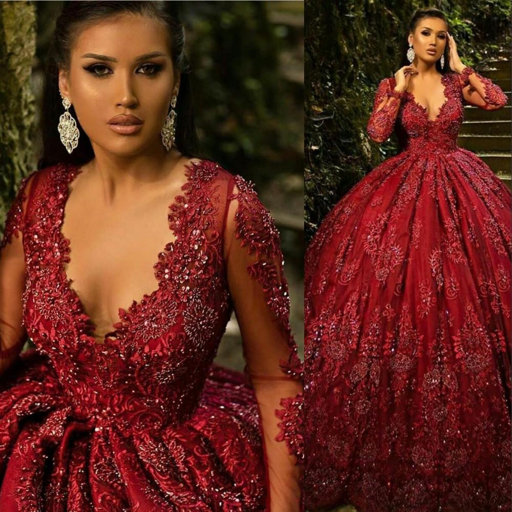 Dark Red Quinceanera Dresses 2022 Luxury Beaded Crystals Tulle Deep V Neck Custom Made Sweet 16 Birthday Prom Princess Pageant Ball Gown Long Sleeves vestidos, Royal blue
Dark Red Quinceanera Dresses 2022 Luxury Beaded Crystals Tulle Deep V Neck Custom Made Sweet 16 Birthday Prom Princess Pageant Ball Gown Long Sleeves vestidos, Royal blue