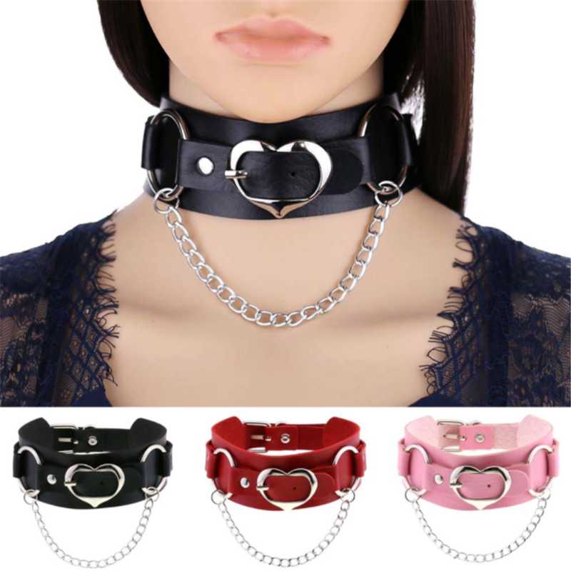 Chokers DIEZI Personality Elegant Gothic PU Leather Necklace For Women Multilayer Heart Chain Tassel Choker Statement Necklaces 2021
Chokers DIEZI Personality Elegant Gothic PU Leather Necklace For Women Multilayer Heart Chain Tassel Choker Statement Necklaces 2021