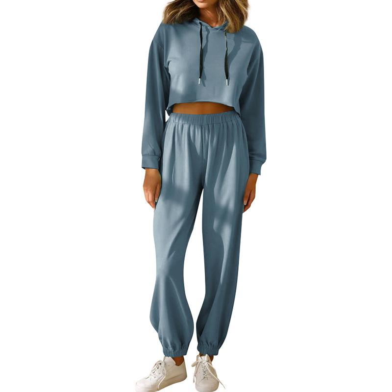 Women's Two Piece Pants Casual Set Women Solid Gray Long Sleeve Hoodies Sweatshirt Top Wide Leg 2 Tracksuit, White
Women's Two Piece Pants Casual Set Women Solid Gray Long Sleeve Hoodies Sweatshirt Top Wide Leg 2 Tracksuit, White