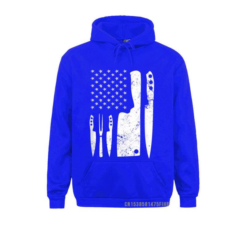 Men's Hoodies & Sweatshirts Chef Knife Sweatshirt Patriotic Easter US Flag Harajuku Fall Hip Hop Camisa Long Sleeve Young Clothes