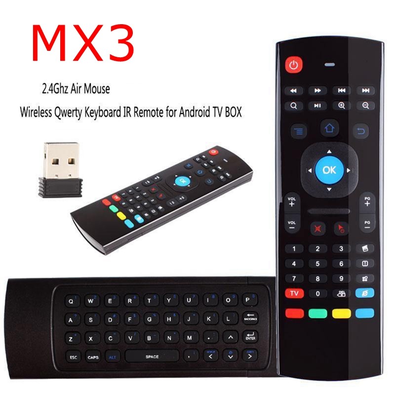 MX3 Air Mouse Universal Smart Voice Remote Control 2.4G RF Wireless Keyboard for Android tv box A95X H96 Max X96 mini