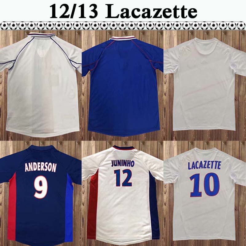 2012 2013 LACAZETTE Retro Soccer Jerseys GOURCUFF EDERSON JUNINHO White Blue Black Short sleeve Fotball Shirts Adult Uniforms, Fg1395 2012 2013 3rd
2012 2013 LACAZETTE Retro Soccer Jerseys GOURCUFF EDERSON JUNINHO White Blue Black Short sleeve Fotball Shirts Adult Uniforms, Fg1395 2012 2013 3rd