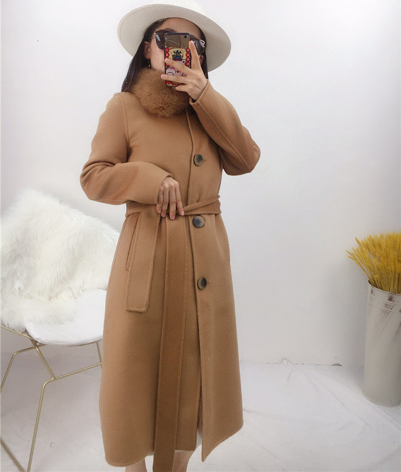 Women's Trench Coats Autumn Winter Real Fox Fur Collar 100% Long Wool Female Genuine Rex Rabbit Lined Parka Jacket Women 31G6, Yellow
Women's Trench Coats Autumn Winter Real Fox Fur Collar 100% Long Wool Female Genuine Rex Rabbit Lined Parka Jacket Women 31G6, Yellow