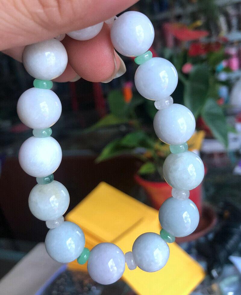 Beaded, Strands Natural Certified %100 Grade A Jade (jadeite) 13mm Round Beads Bracelet
Beaded, Strands Natural Certified %100 Grade A Jade (jadeite) 13mm Round Beads Bracelet