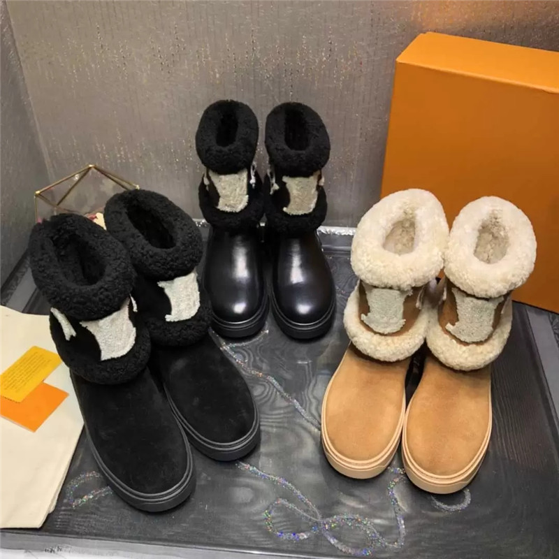 designer Women snowdrop Flat Ankle Boots Fashion Wool Printed Rubber Sole Martin Booted Top Designer Ladies Winter Snow Boot shoes
designer Women snowdrop Flat Ankle Boots Fashion Wool Printed Rubber Sole Martin Booted Top Designer Ladies Winter Snow Boot shoes