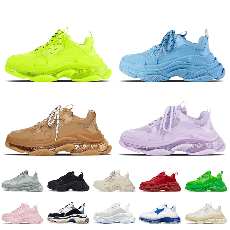Fashion Luxury Women Mens Triple S Sneakers Designer Shoes Clear Sole 17FW Paris Crystal Bottoms Vintage Tripler Platform Balenciagas Loafers Designers Trainers, B37 36-40 (3)
Fashion Luxury Women Mens Triple S Sneakers Designer Shoes Clear Sole 17FW Paris Crystal Bottoms Vintage Tripler Platform Balenciagas Loafers Designers Trainers, B37 36-40 (3)
