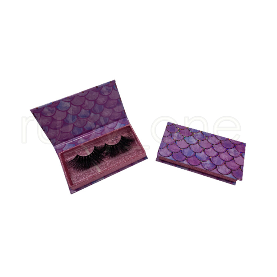 3D Mink Eyelash Package Boxes False Eyelashes Packaging Empty Eyelash Box Case Creative Scale Rectangle Lashes Box Packaging