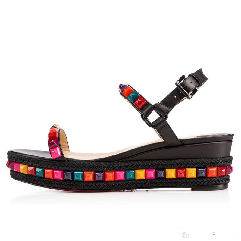 Summer Women Gladiator Sandals Cordorella Lata Studs Red Bottom Wedges & High Heels Sandalias Luxury Designer Girls School Shoes with box,eu35-43, Black
Summer Women Gladiator Sandals Cordorella Lata Studs Red Bottom Wedges & High Heels Sandalias Luxury Designer Girls School Shoes with box,eu35-43, Black