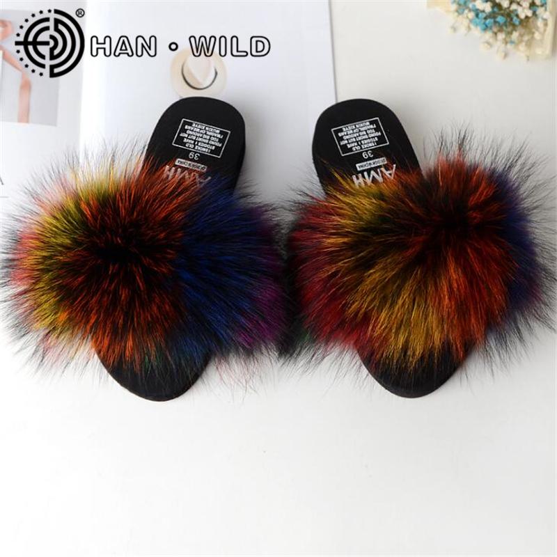 Slippers Ladies Colorful Fur Fluffy Women's Real Hair Slides Furry Flip Flops Platform Shoes Wedges Sandals, Black
Slippers Ladies Colorful Fur Fluffy Women's Real Hair Slides Furry Flip Flops Platform Shoes Wedges Sandals, Black