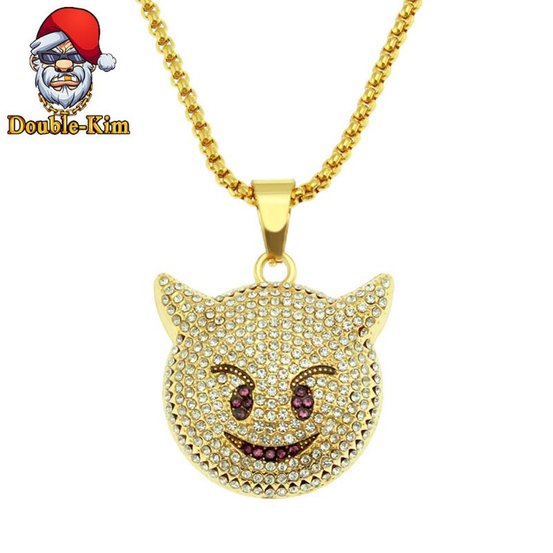 Monster Zircon Pendant Necklace Men Hiphop Street Culture Titanium Stainless Steel Fashion Trendy Man Jewelry Gift Chains
Monster Zircon Pendant Necklace Men Hiphop Street Culture Titanium Stainless Steel Fashion Trendy Man Jewelry Gift Chains
