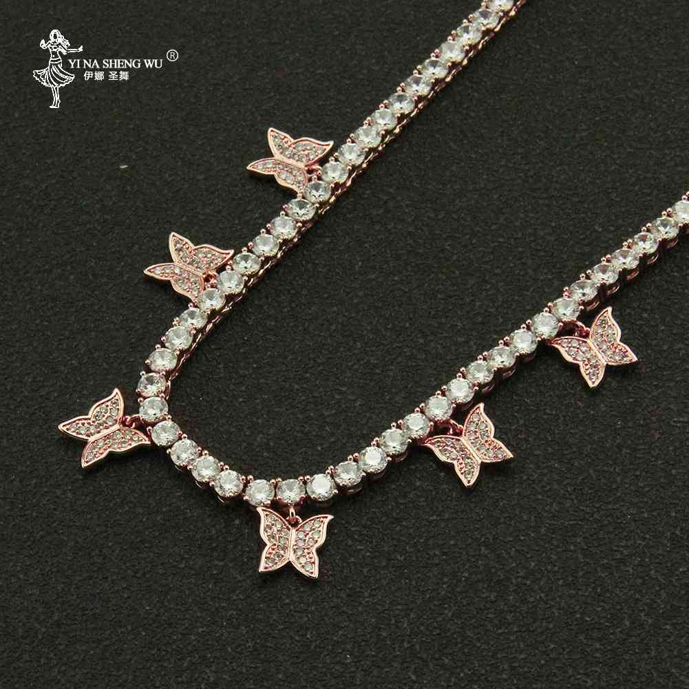 Hip Hop Gold Plated Iced Out Bling Women Charm Jewelry Geometry Heart Arrow CZ Tennis Chain With CZ Butterfly Choker Necklaces X0509
Hip Hop Gold Plated Iced Out Bling Women Charm Jewelry Geometry Heart Arrow CZ Tennis Chain With CZ Butterfly Choker Necklaces X0509