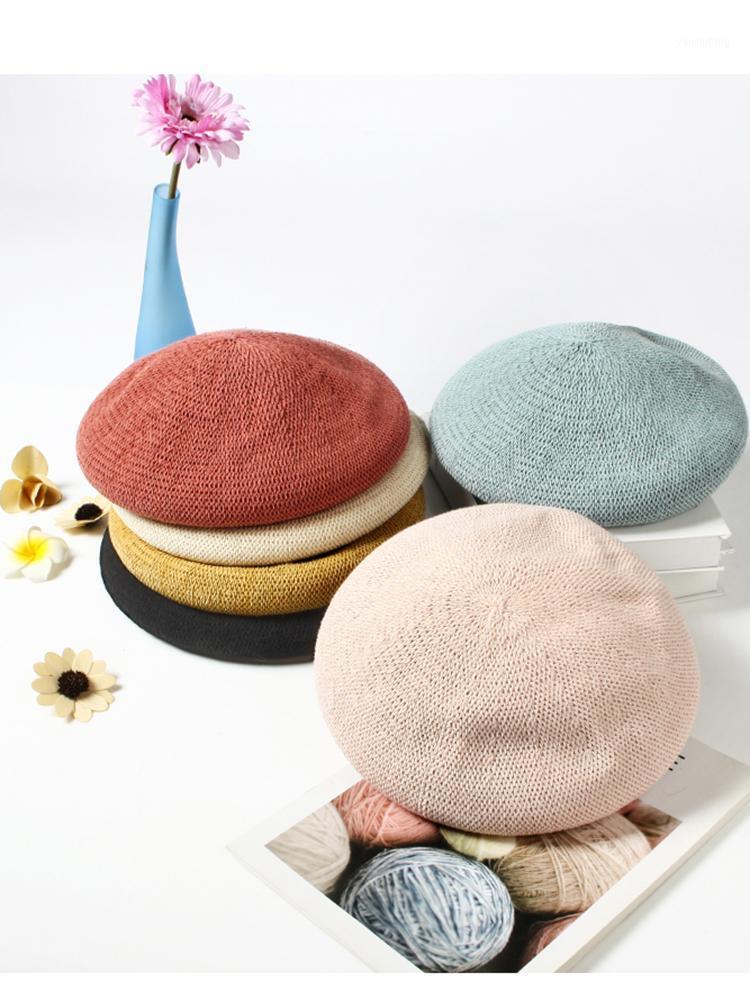 Colors Summer Hat Solid Rope Beret Sun Hats Female Cap Autumn Spring Berets Plain Top Quality Gift, Blue
Colors Summer Hat Solid Rope Beret Sun Hats Female Cap Autumn Spring Berets Plain Top Quality Gift, Blue