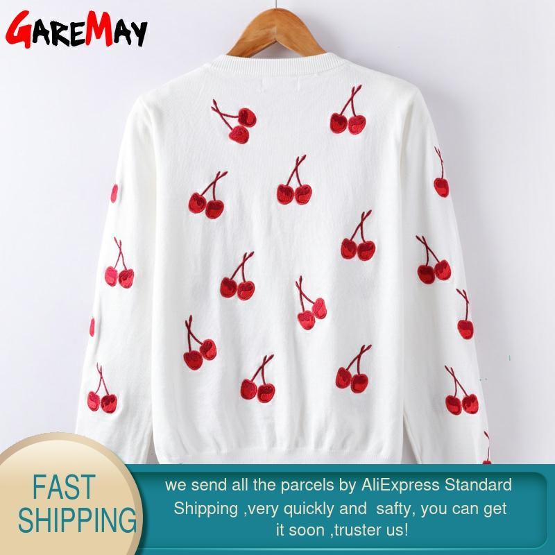 Women Cardigan Summer knitted Floral Long Sleeve Femme O-Neck Short Sweater s Female 210428