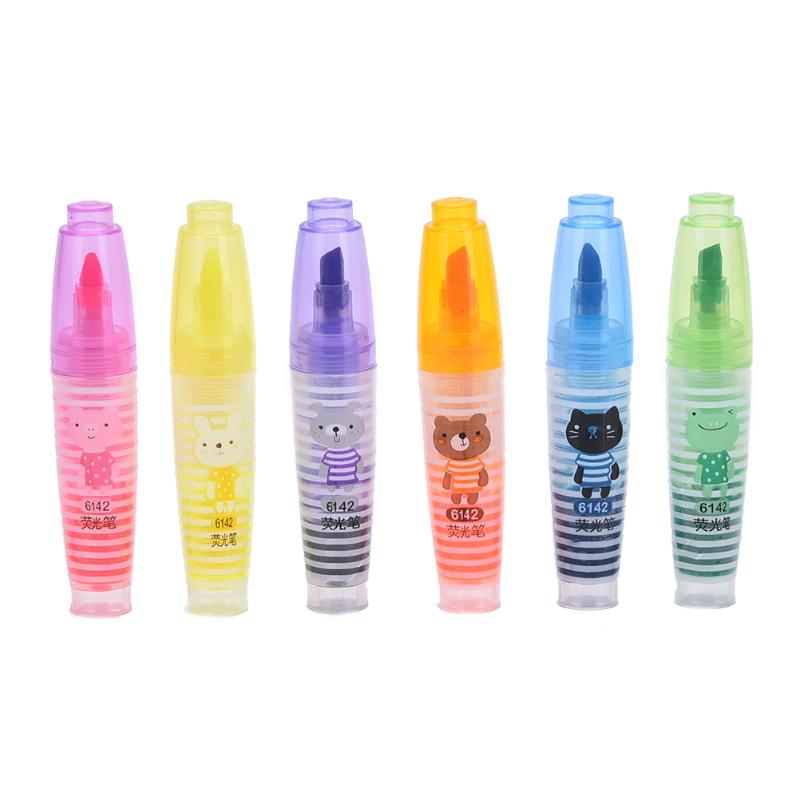Highlighters 6 Pcs / Set CartoonHighlighter Fluorescent Animals Markers Pen Stationery Office Material School Supplies
Highlighters 6 Pcs / Set CartoonHighlighter Fluorescent Animals Markers Pen Stationery Office Material School Supplies