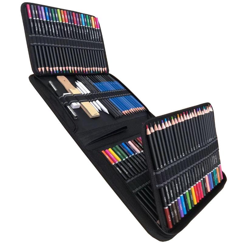 Gift Sets 95/144PCS Color Pencil Sketch Pencils Set Drawing Art Tool Kit Watercolor Metallic Oil For Artist Supplies
Gift Sets 95/144PCS Color Pencil Sketch Pencils Set Drawing Art Tool Kit Watercolor Metallic Oil For Artist Supplies