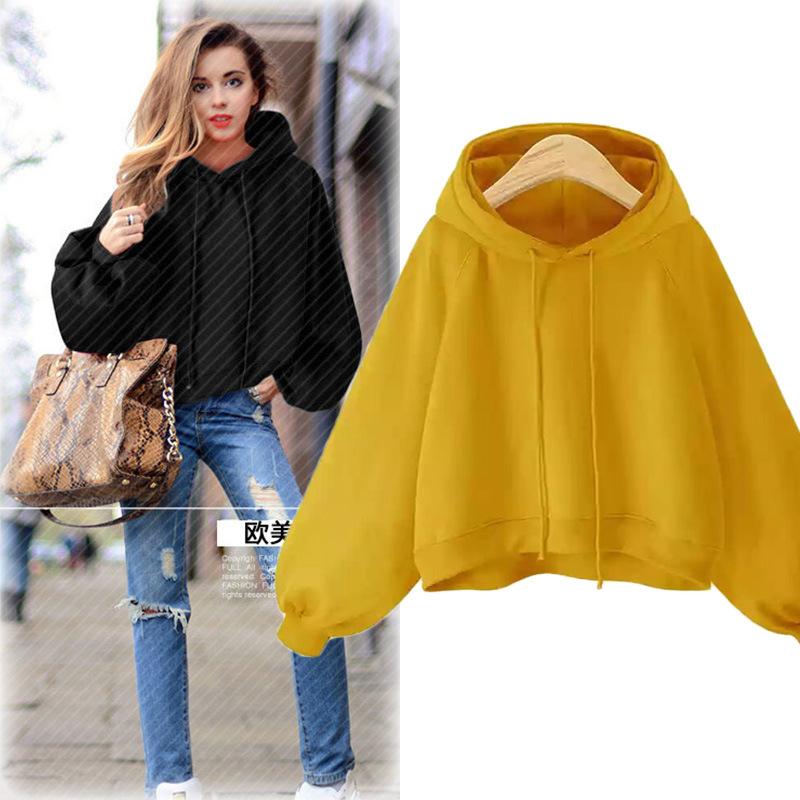 Women' Hoodies & Sweatshirts Autumn Winter Women Plus Size Fashion Casual Loose Solid Hooded For Larger Outerwear, Black
Women' Hoodies & Sweatshirts Autumn Winter Women Plus Size Fashion Casual Loose Solid Hooded For Larger Outerwear, Black