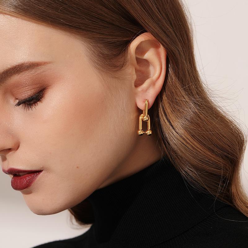 Hoop & Huggie 925 Sterling Silver U Type Double Layer Circle Pendant Earrings For Women Geometric Females Party Jewelry Fashion
Hoop & Huggie 925 Sterling Silver U Type Double Layer Circle Pendant Earrings For Women Geometric Females Party Jewelry Fashion