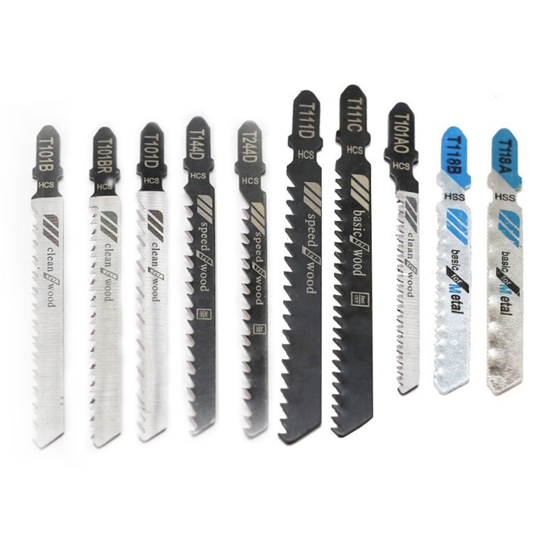 10 Pcs T118A T118B T101AO T111C T111D T24D T144D T101D T101BR T101B Jigsaw Blade