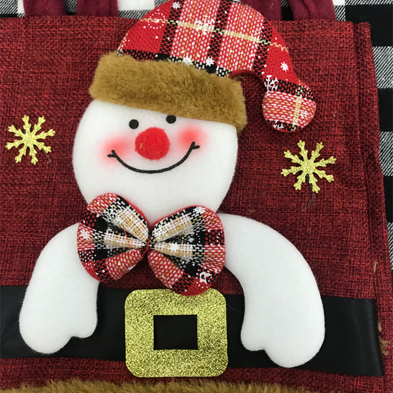 candy bag gift old man snowman deer bear Christmas Decorations Free shipping